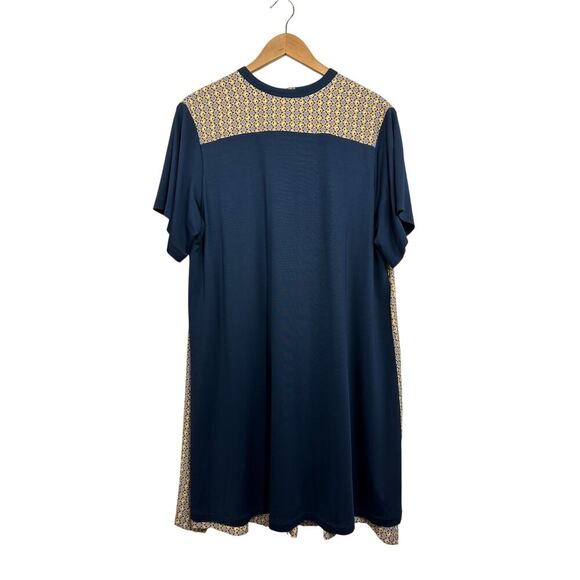 Chloé Pleated Patterned Silk Back Dress Size Large - Picture 6 of 16